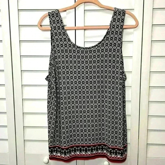 Travelers by Chicos Scoop Neck Tank Top Size 3 (16/18) - Picture 5 of 5